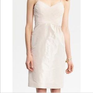 NWT Banana Republic Ivory Silk Cocktail Dress